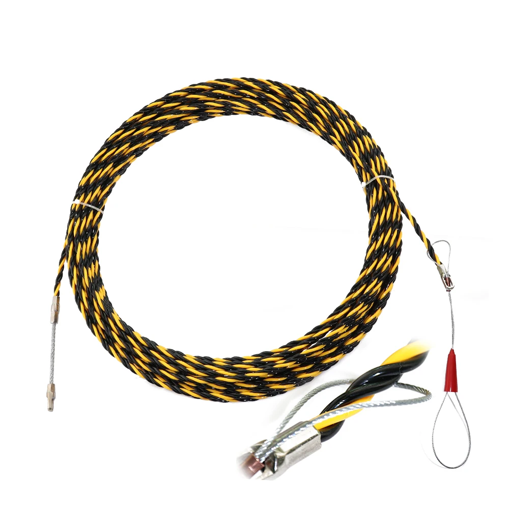 New Electrical Wire Threader 20Mx6.5mm Electrician Threading Device Wire Cable Running Puller Lead Construction Tools New Electrical Wire Threader 20Mx6.5mm Electrician Threading Device Wire Cable Running Puller Lead Construction Tools