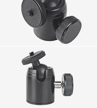 

Mini 360 Rotation Swivel desktop Ball Head 1/4" 3/8" Mount table Tripod Ball Head Tripe for Canon Camera vidicon Flash
