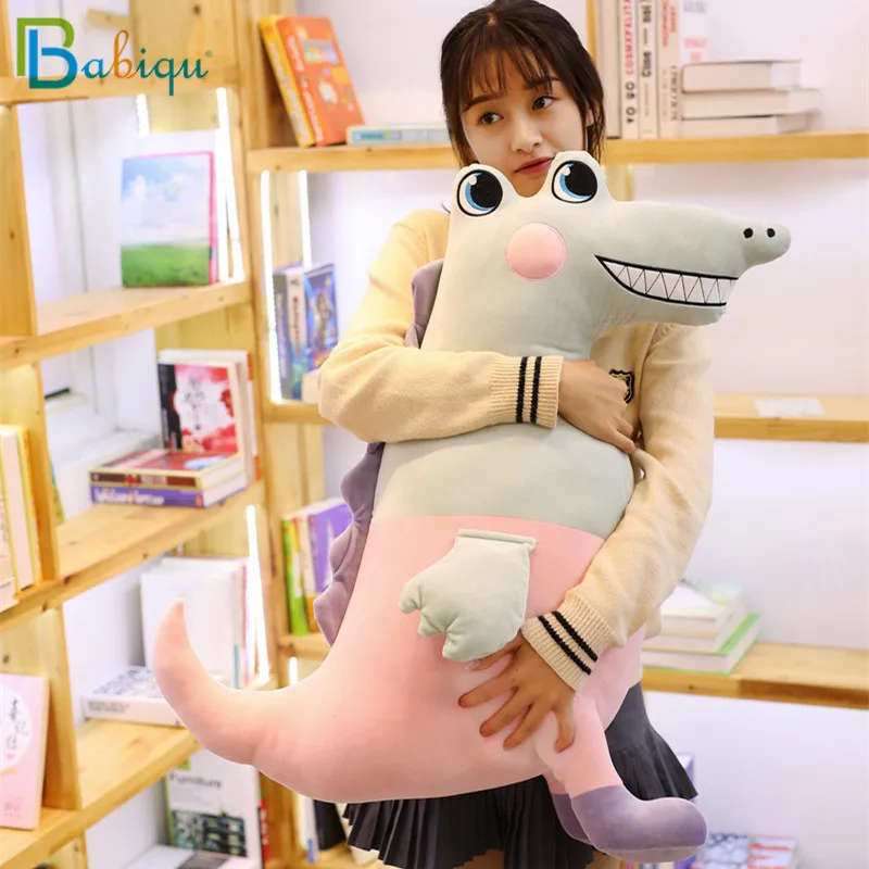 

60/80cm Kawaii Dinosaur Plush Pillow Stuffed Down Cotton Animal Toys Soft Pillow Home Decor Lovely Cushion Christmas Gift Doll