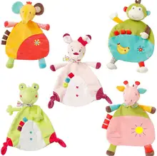Buy 5style Baby Soft Towel donkey rabbit frog monkey elephant  Comfort Appease  Plush Rattles Toy for newborn gift  40%off Free Shipping