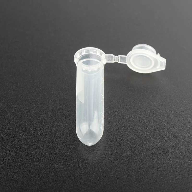 

50pcs 11*42mm 2ml Micro Centrifuge Tube Home Garden Storage Vial Clear Plastic Vials Container Snap Cap