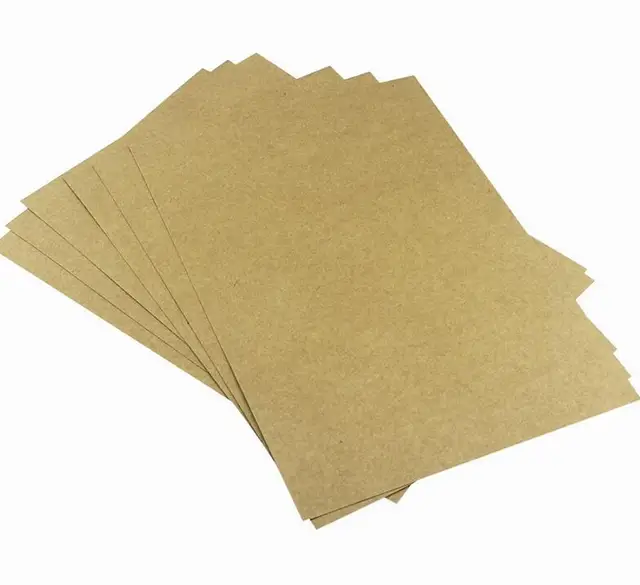 400g A5 Brown Kraft Blank Paper Cardstock Thick Papers Cardboard For Craft Cardmaking 210*148MM