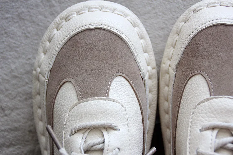 Femmes 1 À Sneakers Sans Étudiants 2 La De 2017 Chaussures Main Talon Nouveauté Nouveaux Automne Art Blanc vw0mN8n