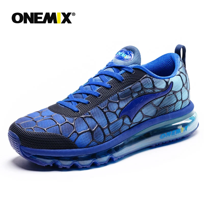 

ONEMIX AIR Men's Training Running Shoes Top quality Sport flexible Sneaker in blue Jogging Shoes Trainers 97