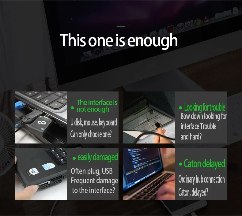 Llano USB разветвитель 7 со шнуром питания концентратор 4 портовый USB3.0 многопортовое