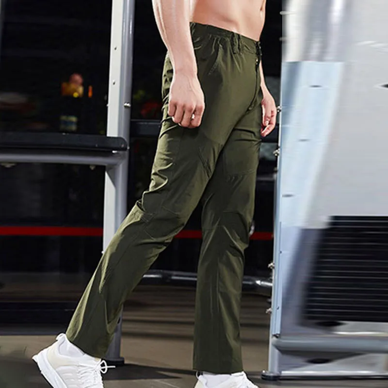 

Mens Pants Male Summer Button Bottoms Fashion Trousers Sports Simple Casual