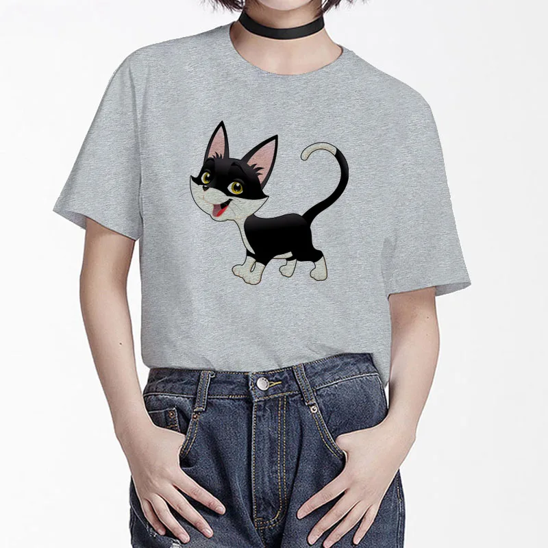 

BGtomato smiling fact cat shirts new style lovely cut pets tshirt women short sleeve cool summer tops funny t-shirt for girl