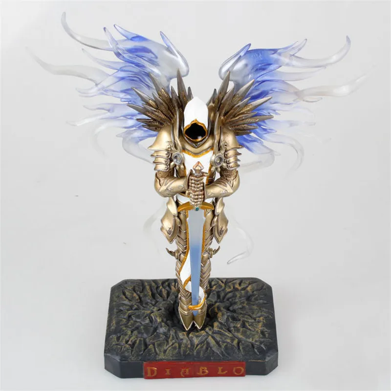 Игра WOW Dark Seraphim Tyrael Archangel 27 см ПВХ фигурка игрушки подарки Модели Коллекции