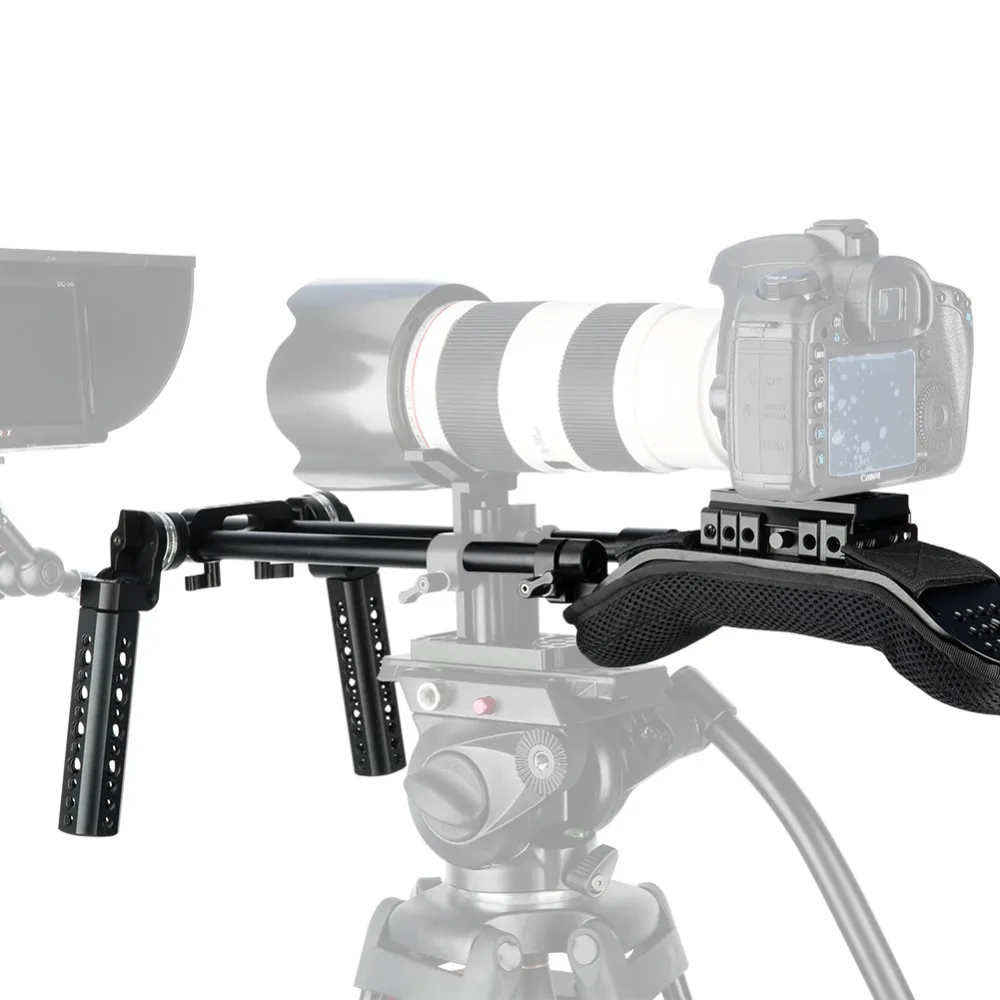 NICEYRIG Наплечная установка комплект Сырная рука устойчивый ARRI крепление для DSLR камеры клетка фотография для SONY Canon Nikon Panasonic DSLR