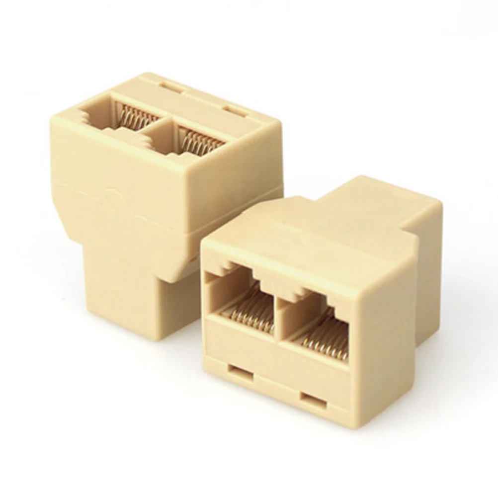 10 шт. RJ45 CAT 5 6 LAN Ethernet сплиттер коннектор адаптер PC Сплиттер Разъем CAT5 сетевой