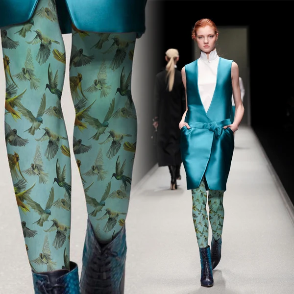 

Limited Stockings Women Restore Ancient Ways Small Flyer Printing High-end Brand Hosiery Fashion And Personality While The