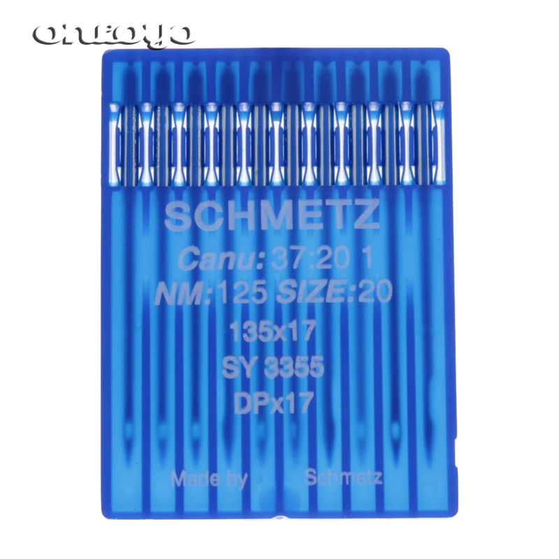 100 шт. # DPX17 20/125 Schmetz 135X17 DP * 17 SY3355 иглы для промышленной швейной машины DNU 241 1541 LH