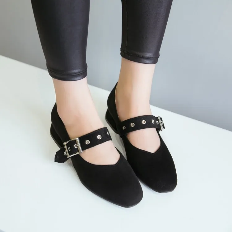 

Big Size 11 12 13 14 15 16 17 High-heeled single-shoe women's shoes Summer women's shoes Shallow pointed Marijane shoes