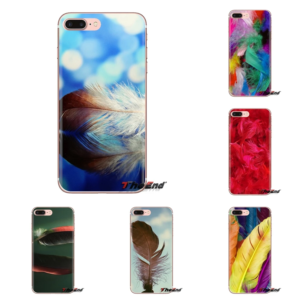 For Xiaomi Mi3 Samsung A10 A30 A40 A50 A60 A70 Galaxy S2 Note 2 Grand Core Prime Wallpaper Feather Soft Transparent Shell Covers |