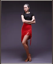 Fringe Latin Salsa Tango Rumba Cha Cha Ballroom Dance Dress Skirt Square Dance Latin Clothes Women Latin Dance Dress