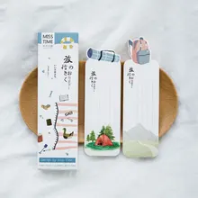30 шт./кор. памяти путешествия Новинка heteromorphism бумага Bookmarks kawaii канцелярские принадлежности zakka школьные принадлежности papelaria подарки для детей
