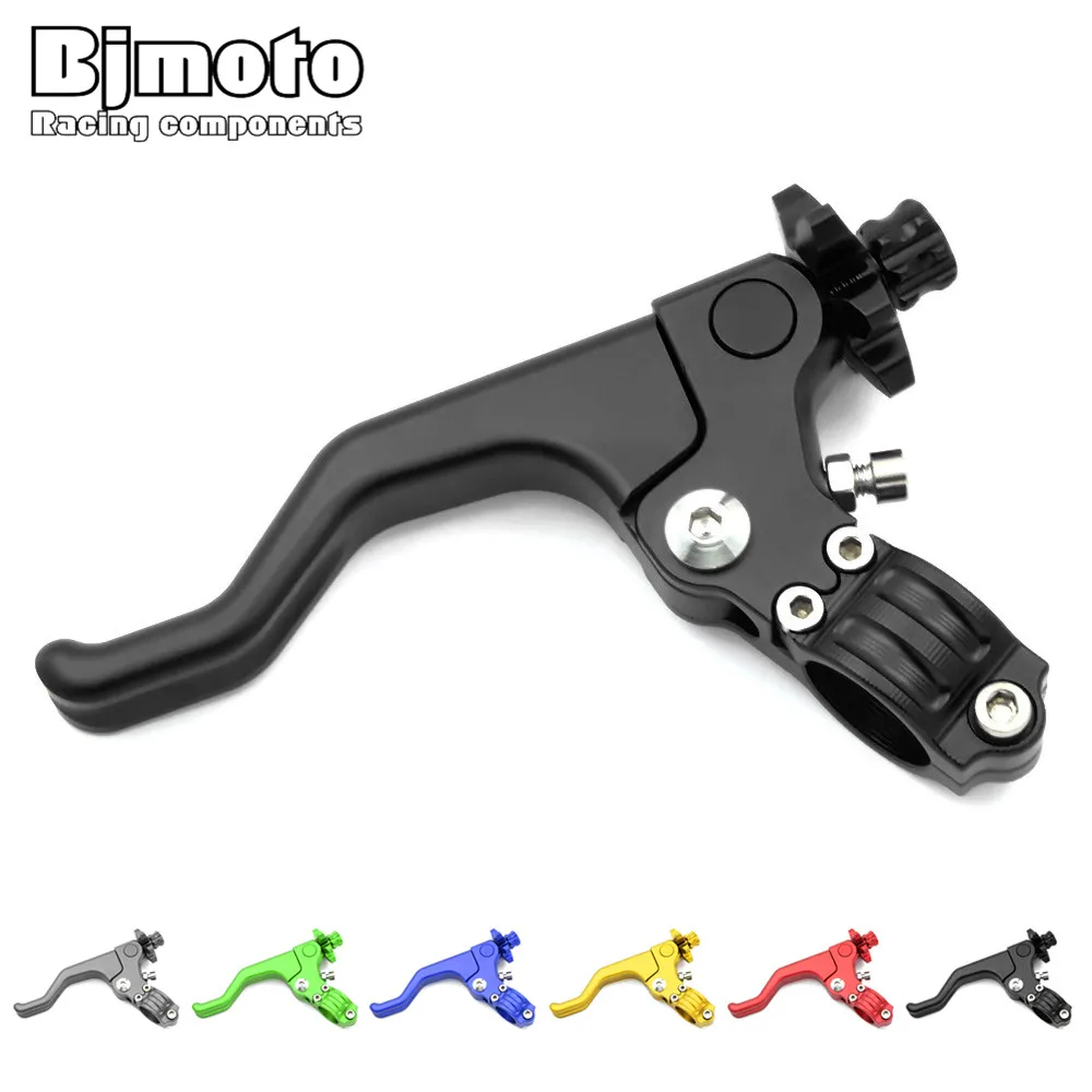 

BJMOTO Universal 7/8" 22MM Handlebar CNC Foldable Adjustable Cable Clutch Lever For Dirt Street Bike Motocross Enduro Motard