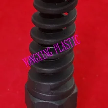 Гибкий кабель желез M27x1.5 воды-доказательство разъем белый и черный цвет