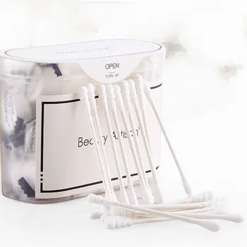 

3-In-1 Travel Portable Makeup Remover Travel Set Cosmetic Facial Cotton Pads Compressed Face Mask Two-Headed Cotton Swabs Buds