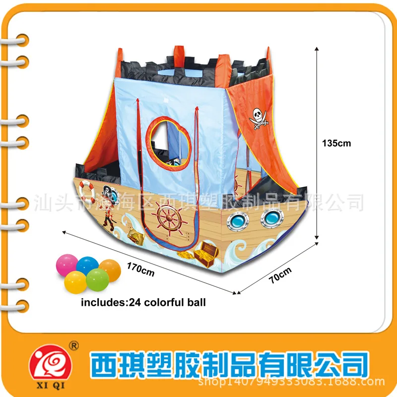Детская игровая Палатки ребенка играть дома Пираты корабль палатки(с 24 целей) крытый детские игры на свежем воздухе дом игрушка палатка качество