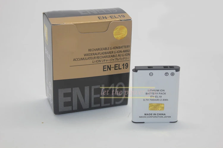 Nwe EN-EL19 ENEL19     Nikon Coolpix S2500 S3100 S4100 S4150 S100