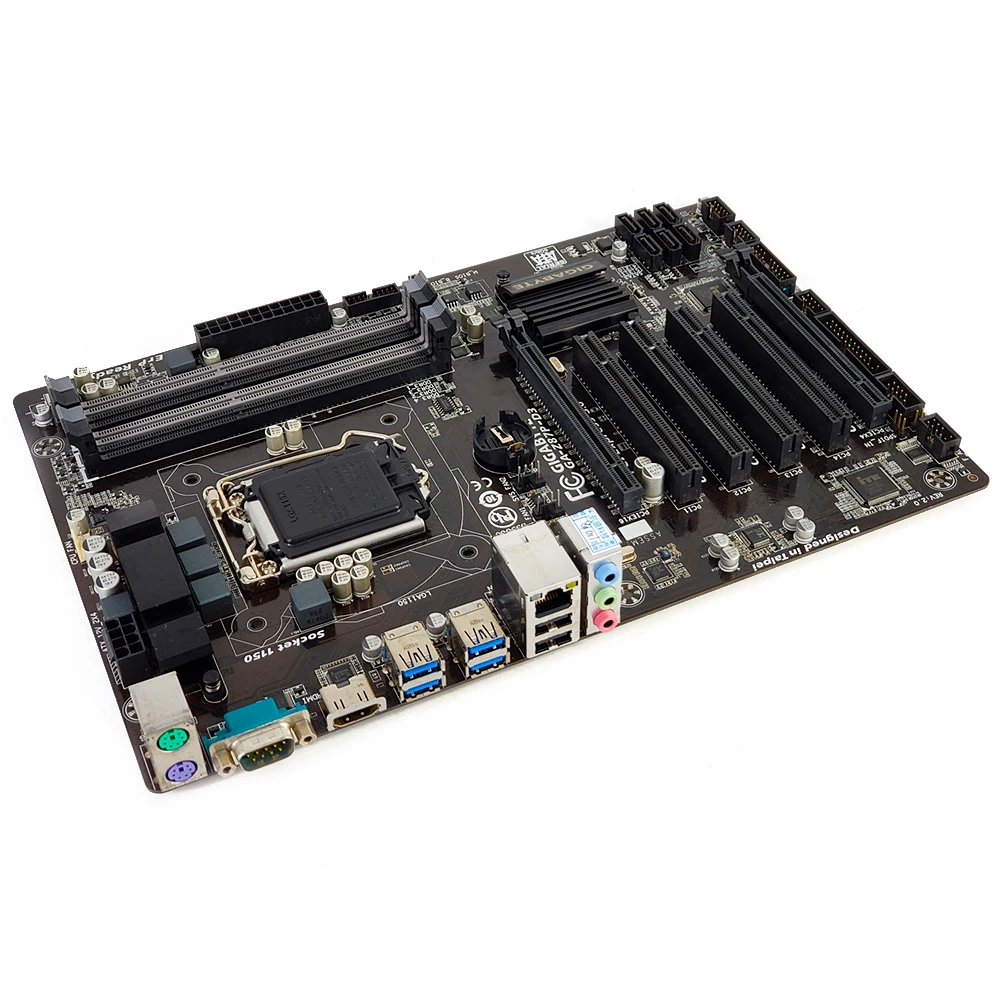 جيجابايت GA-Z87P-D3 سطح اللوحة Z87P-D3 Z87 LGA 1150 النواة i7 i5 i3 DDR3 32G SATA3 USB3.0 HDMI PCI-E 3.0 ATX