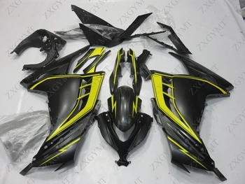 

Plastic Fairings EX 300 Ninja 2013 - 2015 Matter Black Yellow Plastic Fairings EX300 2013 Abs Fairing for Kawasaki Zx300r 2014