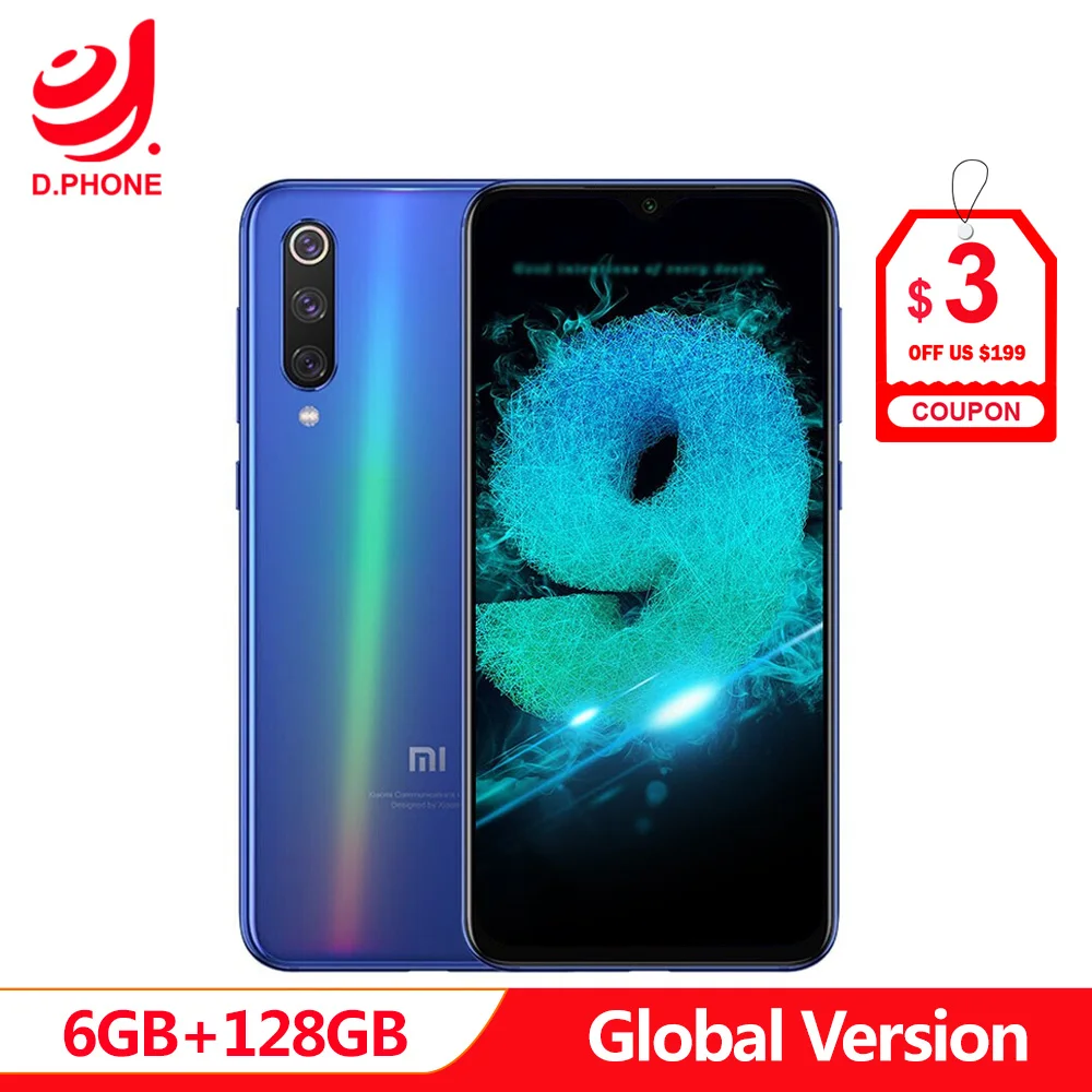 Versión Global Xiaomi mi 9 iPhone 6 GB 128GB ROM Snapdragon 712 Octa Core 5,97 \