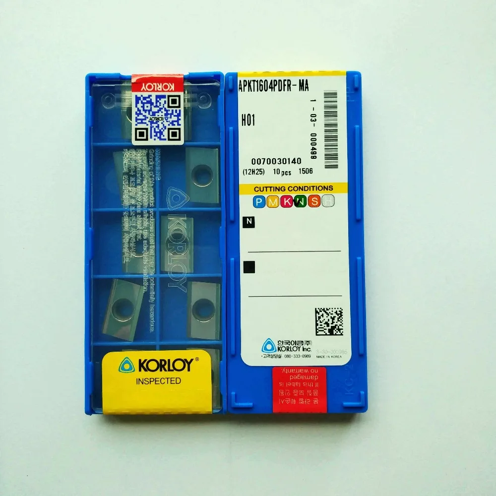 Supply South Korea Korloy Carbide Tools /cutting insert APKT1604PDFR