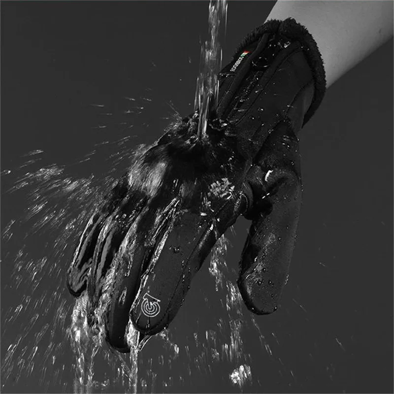 

GLEEGLING New Winter Stylish Outdoor Waterproof Fishing Gloves Men Full Finger Guanto Da Pesca Anti-Slip Glove Fishing Equipment