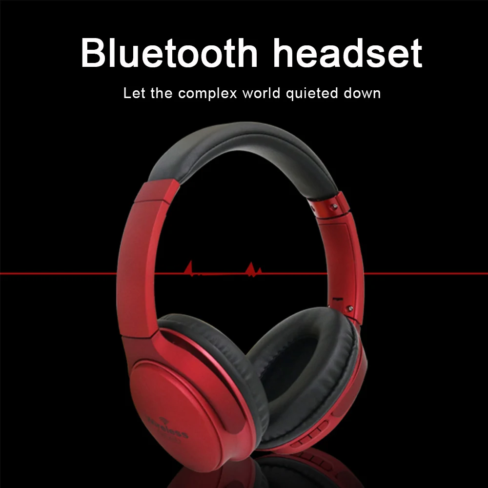 K10 Беспроводной складные наушники Bluetooth стерео звук на головке низкого
