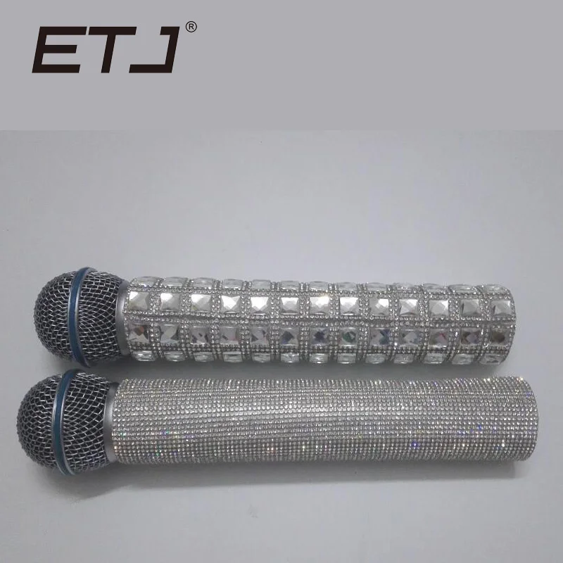 Блестящий чехол для вспышки с микрофоном и кристаллами|microphone microphone|microphone coverhandheld