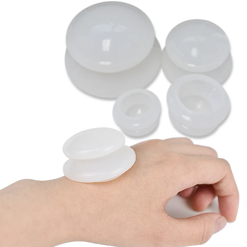 Buy 4Pcs Moisture Absorber Anti Cellulite Vacuum Cupping Cup Family Facial Body