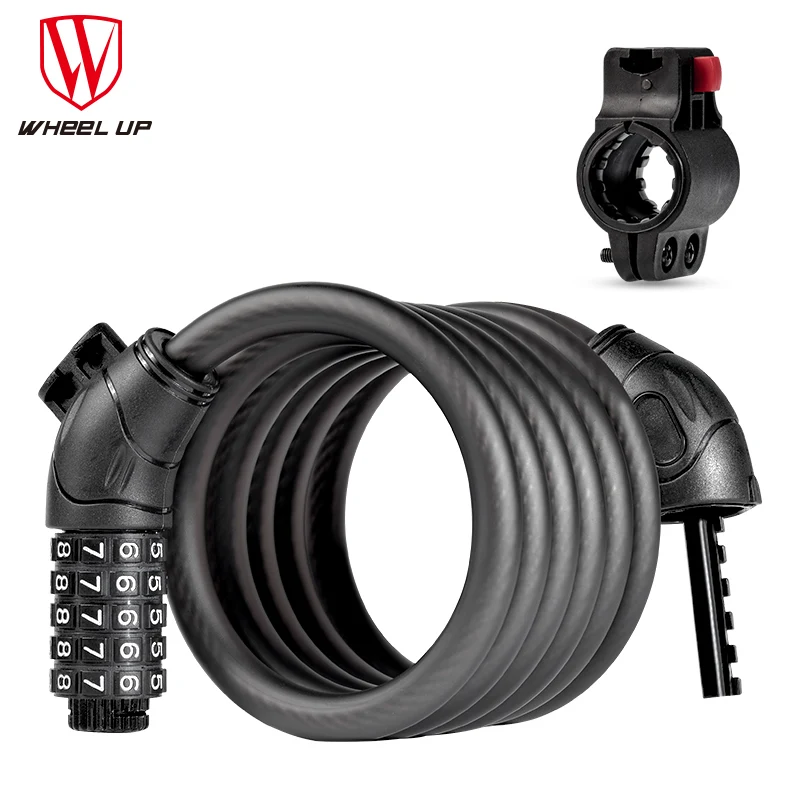 WHEEL UP MTB Mountain Road Bike Lock Code Bicycle Lock Anti Theft Locks