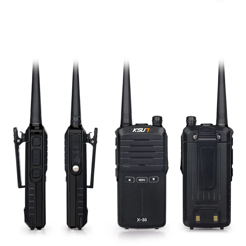 KSUN X-30 портативная рация 8 Вт Высокая мощность UHF портативная двухсторонняя Портативная радиостанция для радиолюбителя HF трансивер любительский удобный