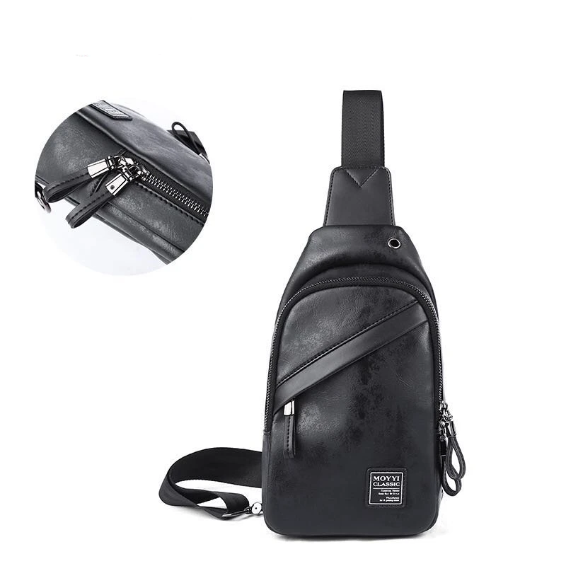 

Men's Bag Shoulder Bag Messenger Bag Men's Bag Casual Pu leather waterproof and wearable men's bag Mobile phone bag Computer bag