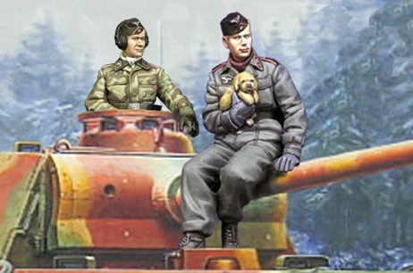 

Resin toys 35089 German Panzer Crew Set (2 Figures)Free shipping