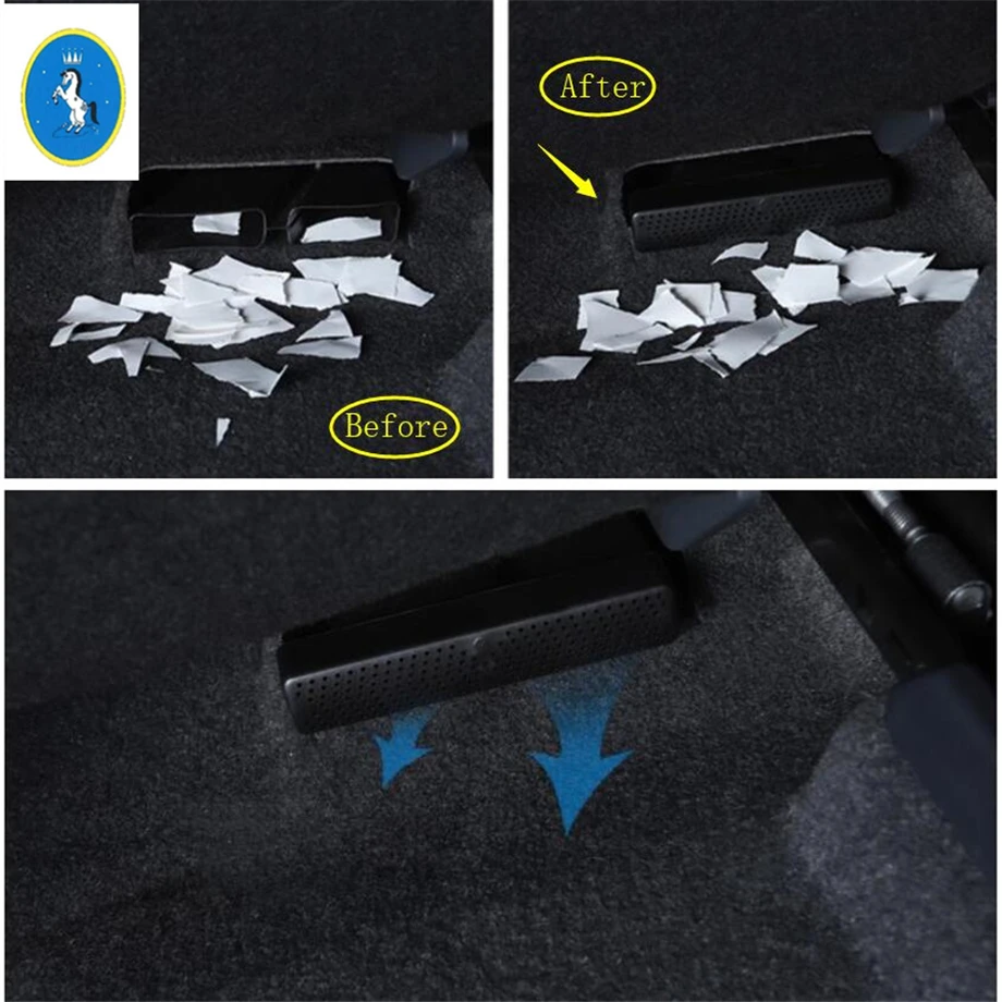 

Yimaautotrims Auto Accessory Seat Under Air Conditioning AC Outlet Dust Plug Cover Trim 2 Pcs Fit For Toyota Camry 2018 2019