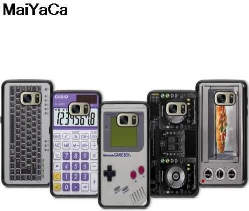 MaiYaCa GAME BOY DJ DECKS CALCULATOR SPEAKERS MICROWAVE for iPhone 5S 6S XR XS MAX Black Soft Shell Phone Case Rubber Silicone | Мобильные