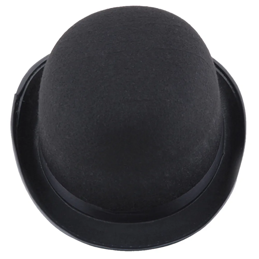 

2018 New Brand Fashion Men Women Black Hat Halloween Magician Magic Costume Hat Jazz Hat High Quality Pure Color Caps 1.4