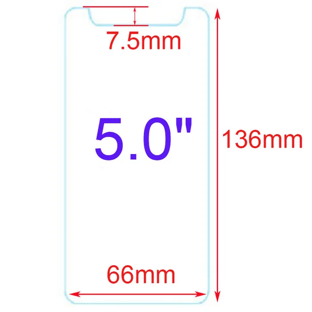 2 шт./лот 9 H 2.5D 5," закаленное стекло экрана протектор для Cubot X17S/X17/X16S/X16 /X12/X9/X7/X6/X 17 16 12 защитная пленка - Цвет: 2 piece