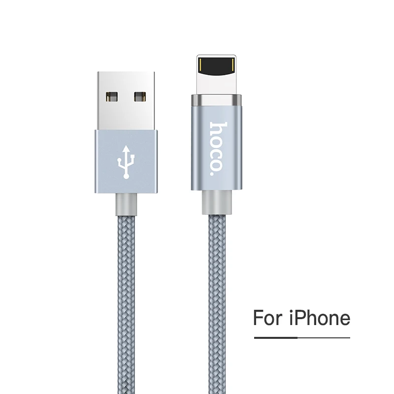 HOCO магнитных зарядки 3 в 1 USB кабель для Apple Подключите iPhone iPad микро-Тип usb-C для samsung xiaomi oneplus 6 Зарядное устройство данных - Цвет: For iPhone