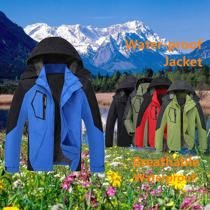 Осень, Мужская водонепроницаемая куртка для кемпинга, походов, охоты, альпинизма, дождя, рыбалки, спорта, лыжного спорта, ветровка, пальто