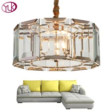 Youlaike Новая современная стеклянная люстра для гостиной, Золотой светодиодный подвесной светильник, роскошные украшения для дома, осветительные приборы