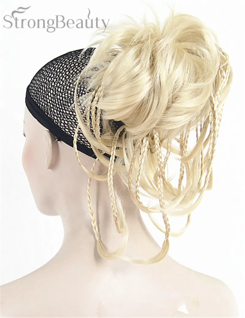StrongBeauty Synthetic DIY Hair Red Blonde Brown Black Braid Drawstring Ponytail Clip in/on Hair Extensions Hairpieces 17Colors StrongBeauty Synthetic DIY Hair Red Blonde Brown Black Braid Drawstring Ponytail Clip in/on Hair Extensions Hairpieces 17Colors