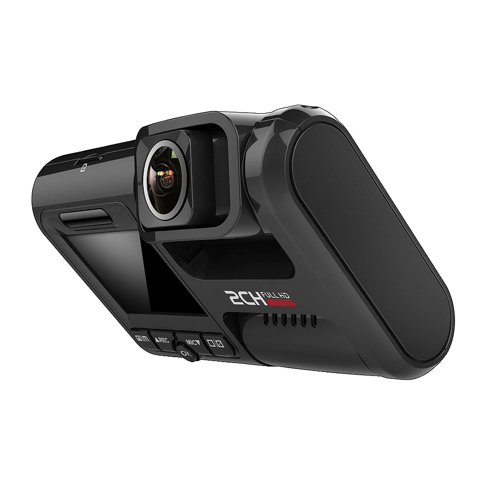 Видеорегистратор FHD1080P 2 дюйма двойная фронтальная камера функция GPS система ADAS