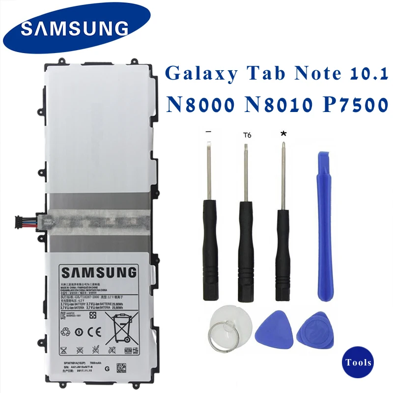 Оригинальный аккумулятор для планшета SAMSUNG SP3676B1A Samsung Galaxy Tab 10 1 S2 N8000 N8010 N8020 P7510 P7500