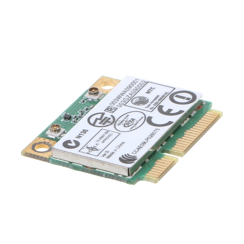 AR5B93 AR9283 Half Height Mini PCI E Wireless Wlan WiFi Card 300Mpbs For Atheros Whosale&Dropship|Сетевые карты| |