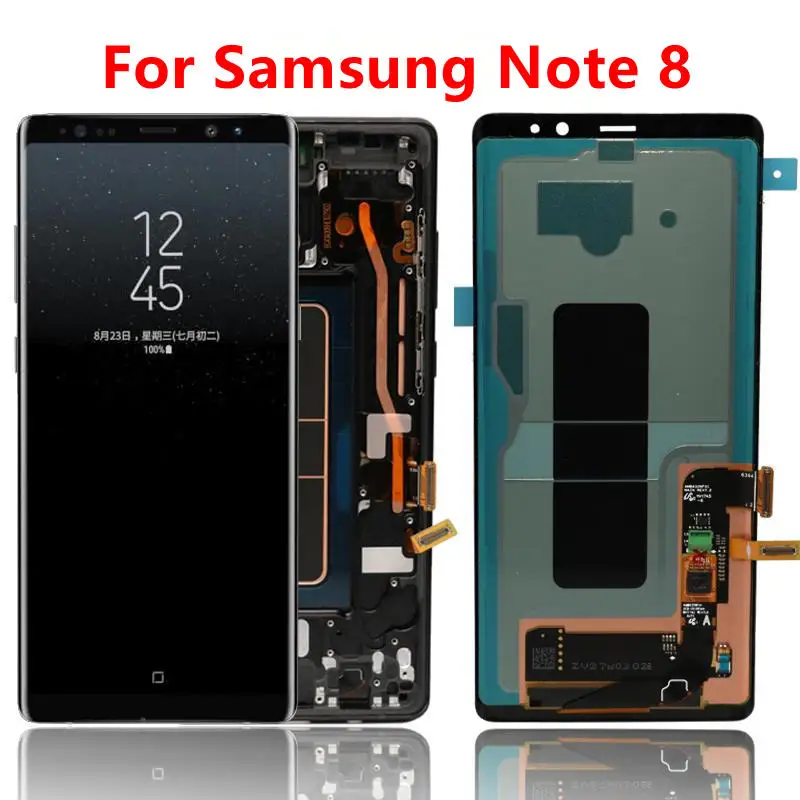

Original LCD for Samsung Note 8 LCD Display Digitizer 6.3 Inch Note Galaxy 8 Screen Replacement