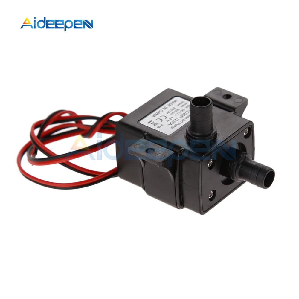 MAGT 12 V Mini dompelpomp, Mini Long Life Low Noise Hoge hydraulische geleider, DC borstelloze dompelwaterpomp, 12 V -20-90